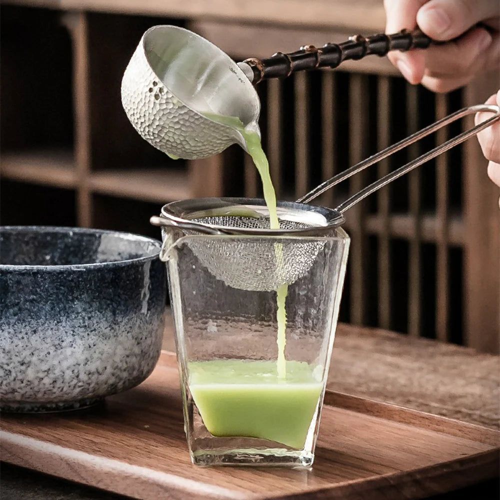 Sử dụng bộ pha trà Matcha Juln Kiln Nhật Bản