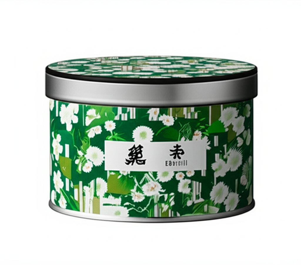 Hộp bột Matcha nguyên chất Yabuyaki màu xanh