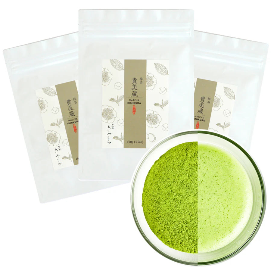 Gói bột Matcha Kimimura ceremonial grade tiện lợi