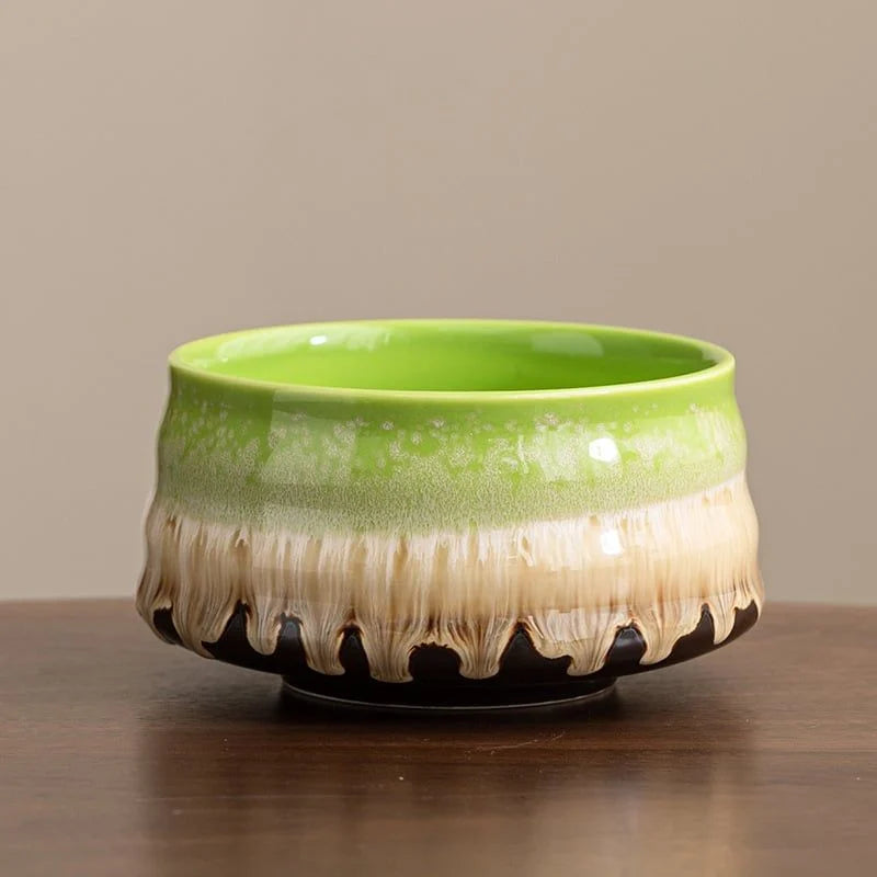 Bát pha Matcha Kanten 