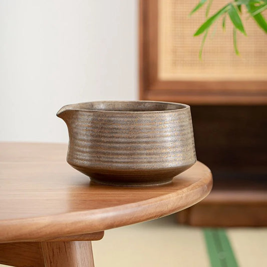 Bát Matcha Shizuoka màu nâu