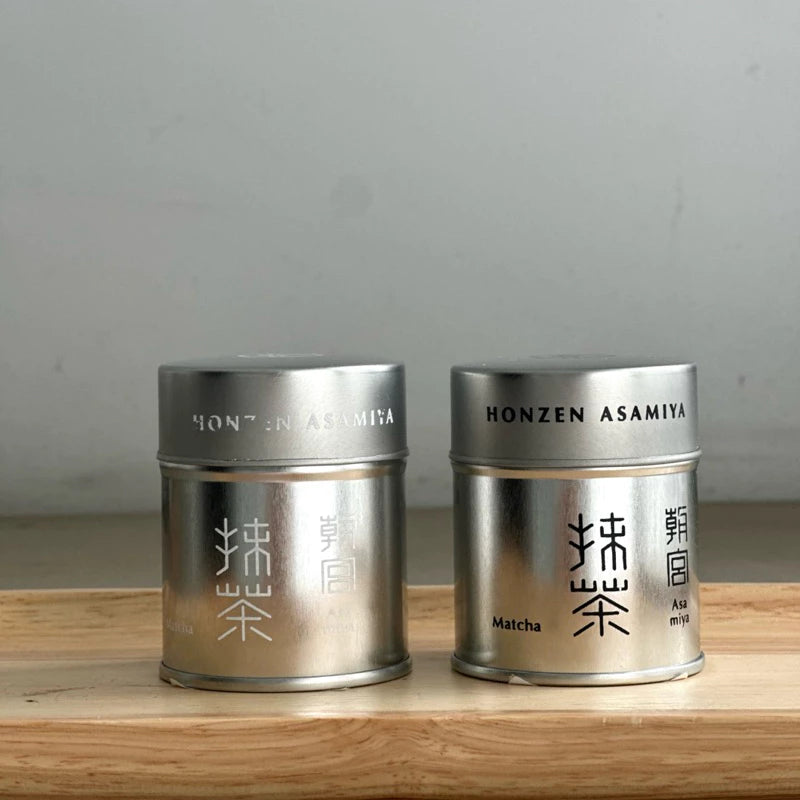 2 Hộp bột Matcha nguyên chất Honzen Asamiya